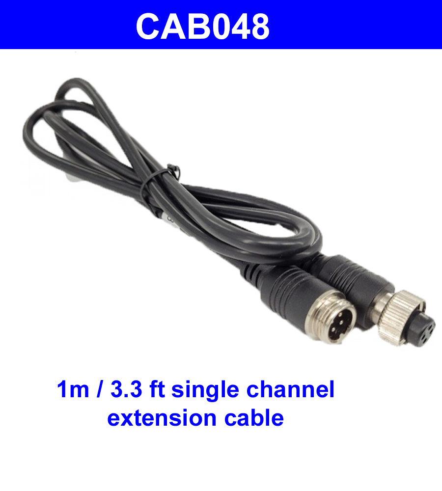 1m 4 pin extension cable for reversing camera